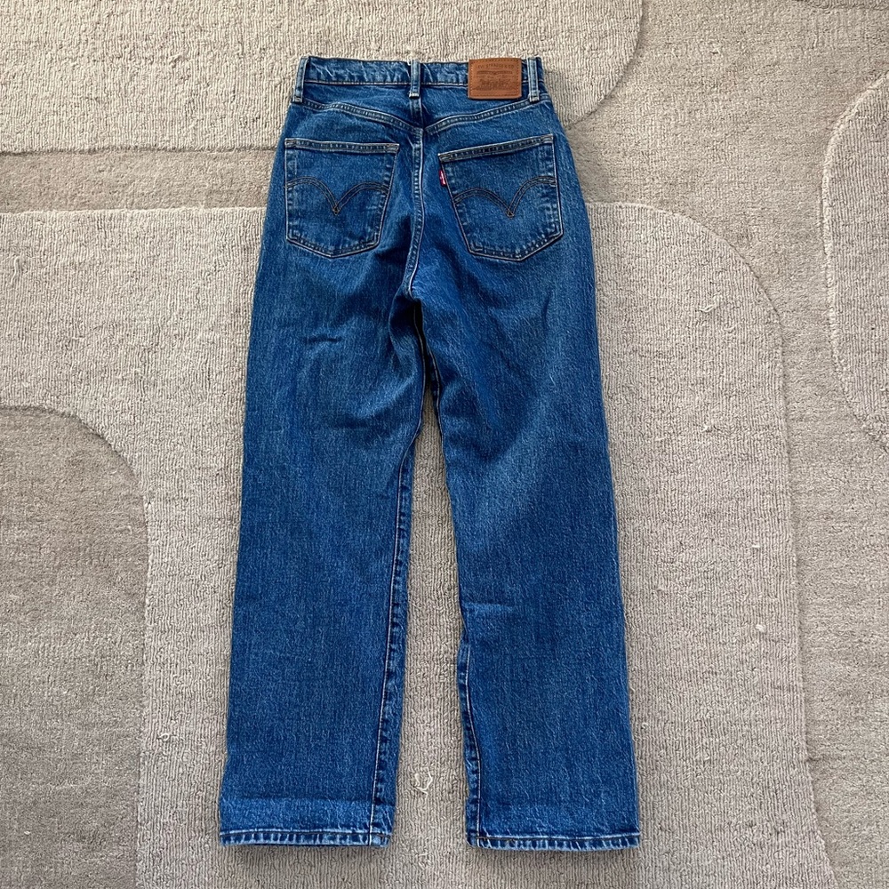 Levi Ribcage Straight Ankle size 25 - Picture 3 of 6